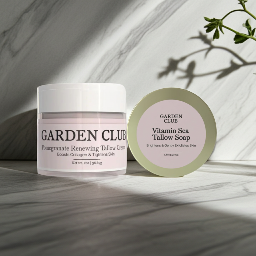 2 Step Tallow Skin Care Bundle: Cleanse & Restore Duo