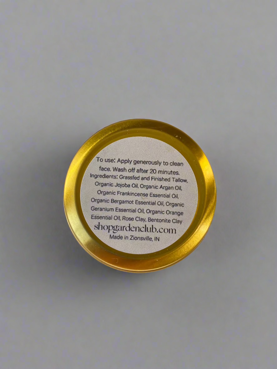Tallow and Jojoba Oil Face Mask