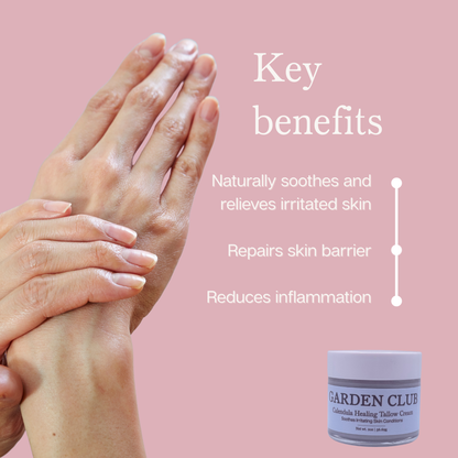 Calendula Healing Tallow Cream (Eczema & Skin Conditions)