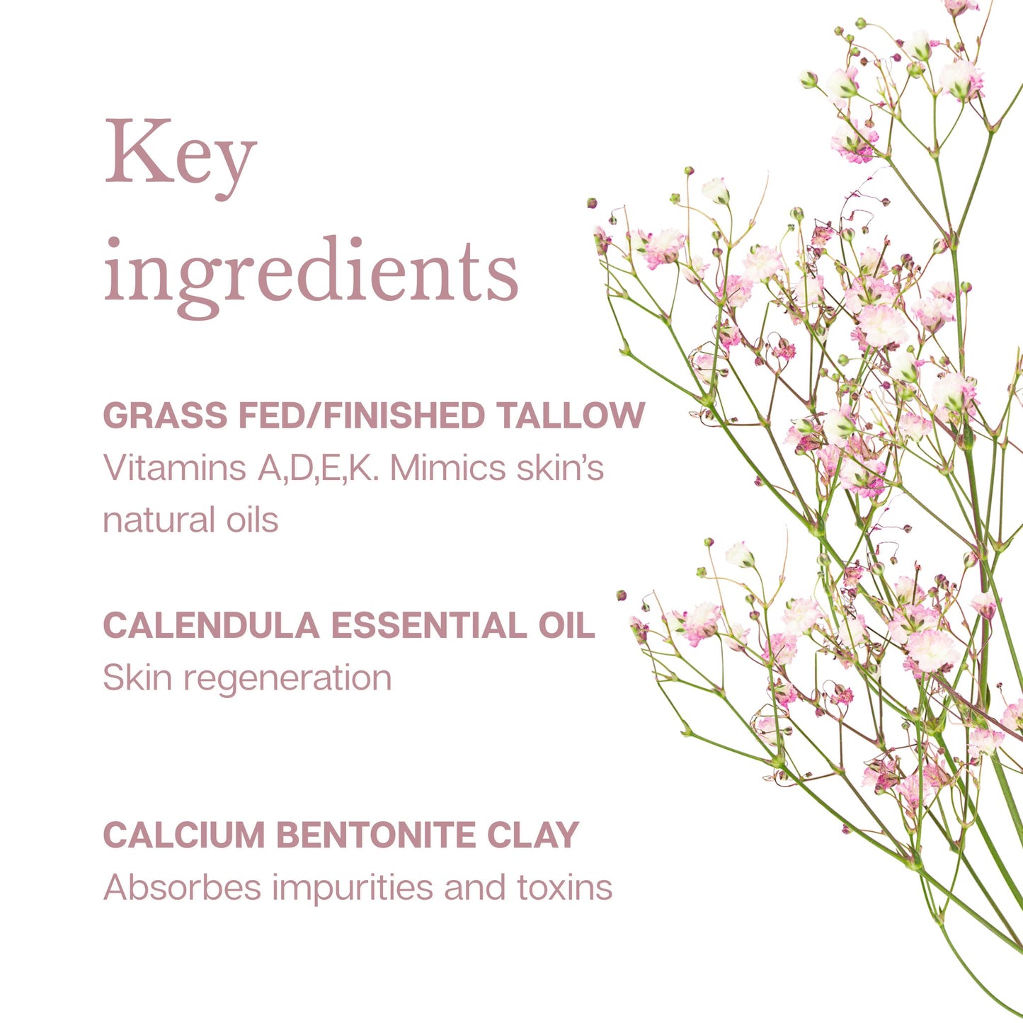 Calendula Healing Tallow Cream (Eczema & Skin Conditions)